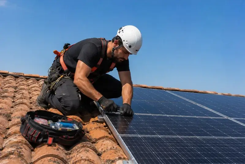 Maintenance et monitoring de panneaux solaires à Gondecourt